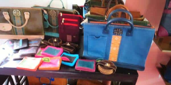 Addis Ababa shopping, handbags from Zaaf